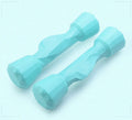 Adjustable diamond dumbbell fitness set 3kg pink TPE grip with detachable steel blocks
