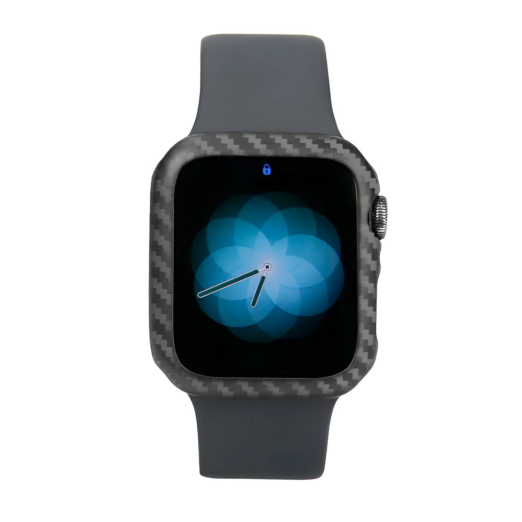 Apple Watch Series 4 half wrap leather protective case in black
