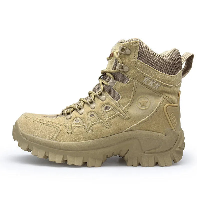 US Army Delta Tactical Boots for men in black colour with rubber sole.