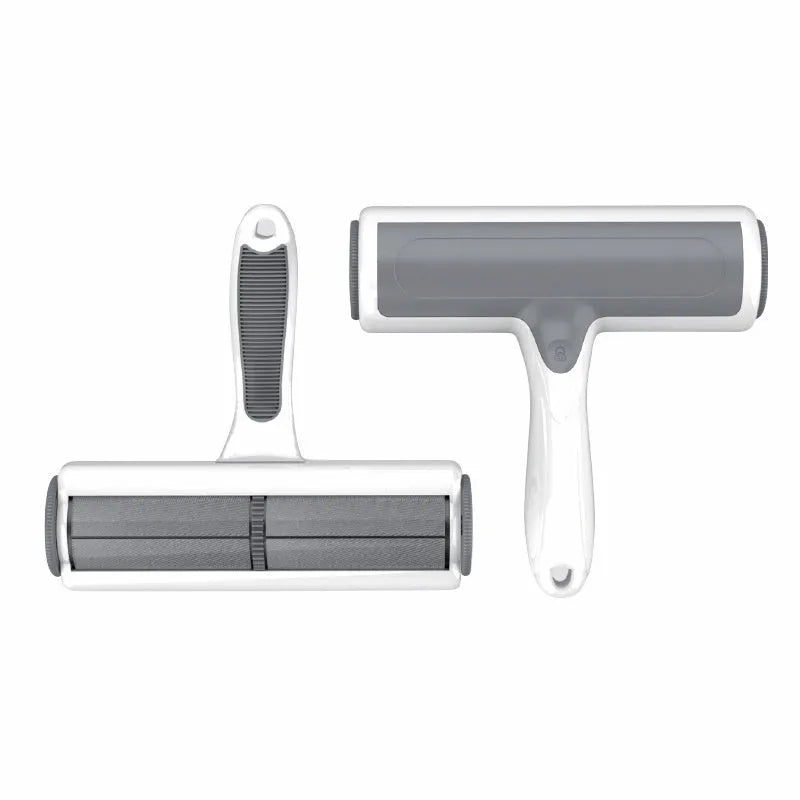 Automatic pet sofa lint roller cleaner with two-way cleaning action and polyester brush