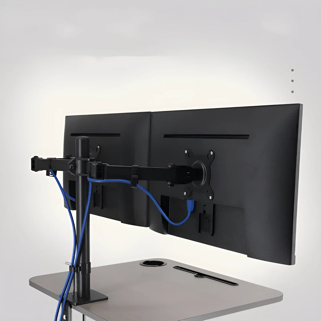 SPCC steel computer monitor lifting rotating bracket for 13-32 inch screens.