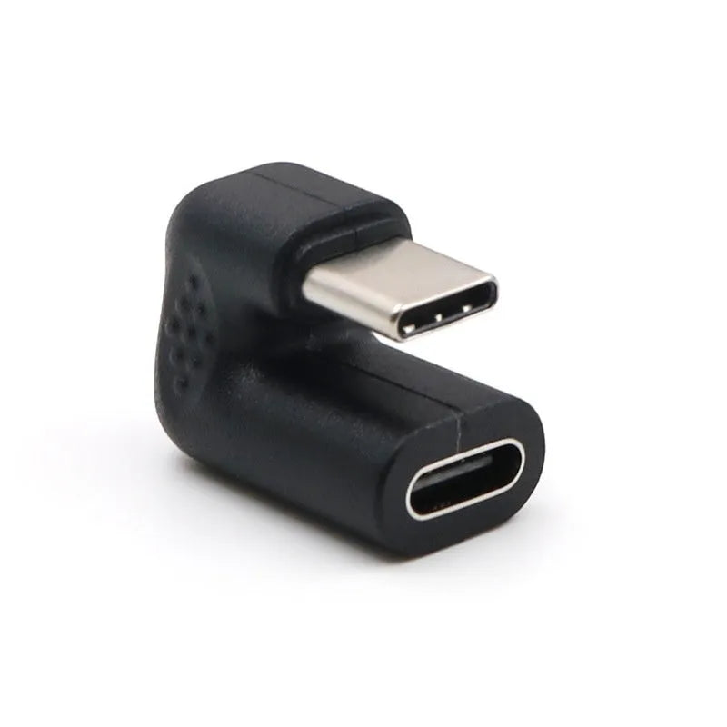 Plastic U-bend male to female adapter extension cable with a set of four adapters.