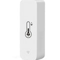 WiFi temperature humidity sensor with Tuya Zigbee connectivity in compact ABS housing