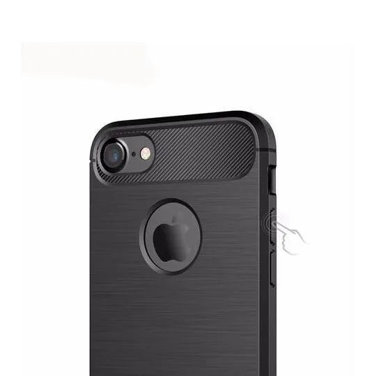 Shock proof TPU phone case back cover in solid colour for iPhone models
