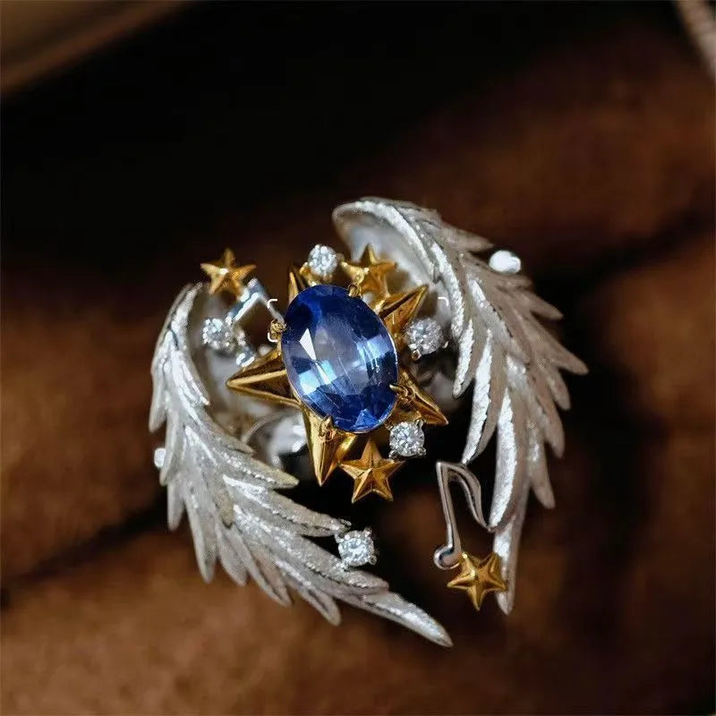 Open mouth adjustable geometry ring with alloy construction and oiling treatment finish