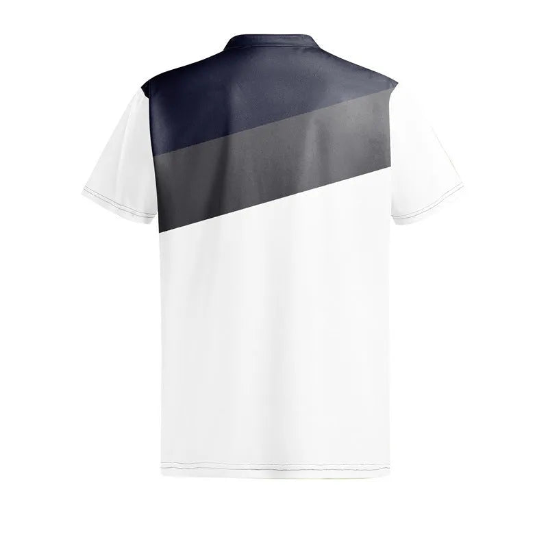 Men's loose fit short sleeve t-shirt with 3D digital print in colour LM-PL047