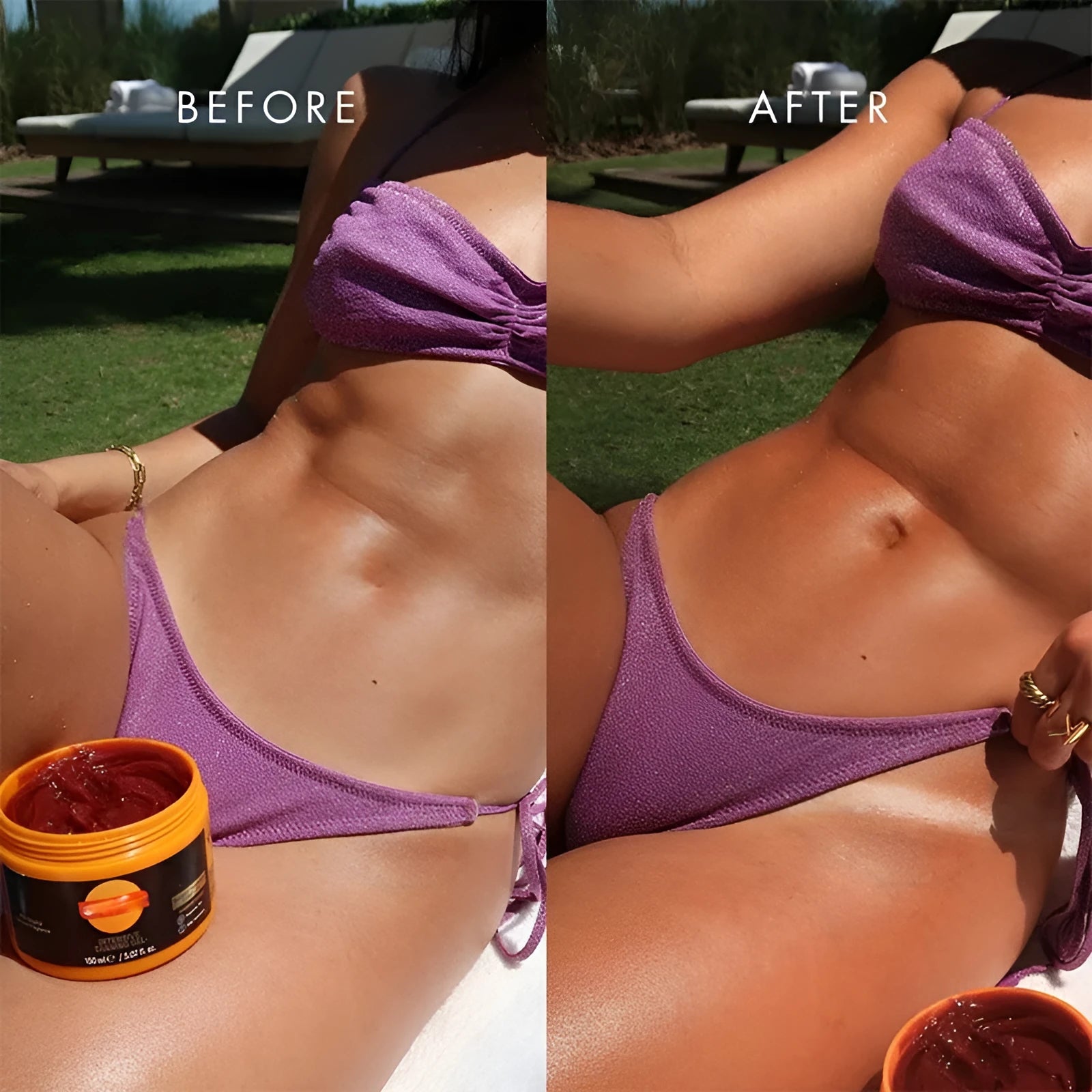 Sun tanning gel black cream lotion 150g in brown and orange colour options