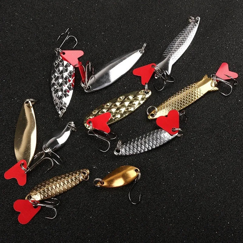 Boxed metal pineapple sequins for fishing lure making and fly tying components