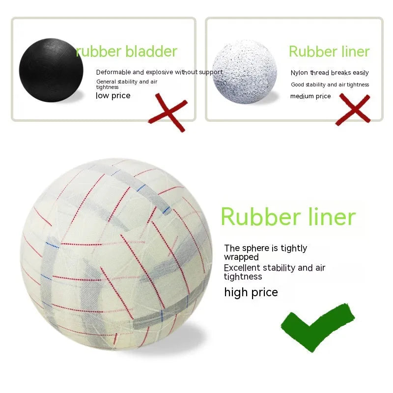 Fluorescent green size 5 PU football with seamless thermal adhesive patch construction.