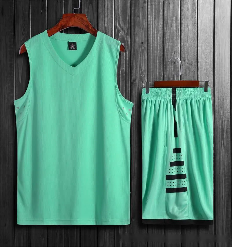 White and black polyester sports vest for campus basketball training and fitness activities
