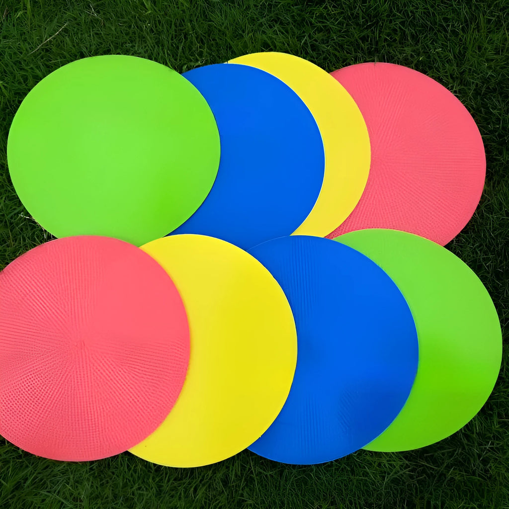 Football training target disc in TPE material with 23cm diameter and 3mm thickness