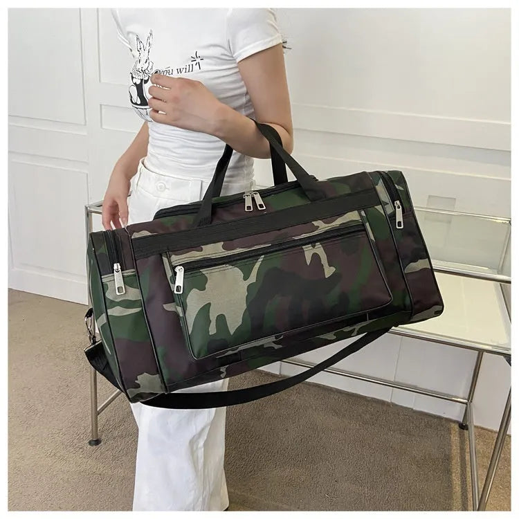 Camouflage pattern waterproof luggage bag with below 20L capacity