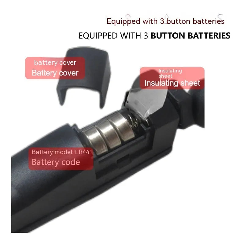 Golf putter laser aiming instrument shown with optional tripod and zipper storage box.