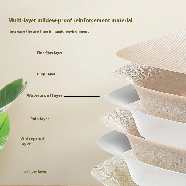Brown disposable waterproof cat litter box showing three size options for small to medium cats