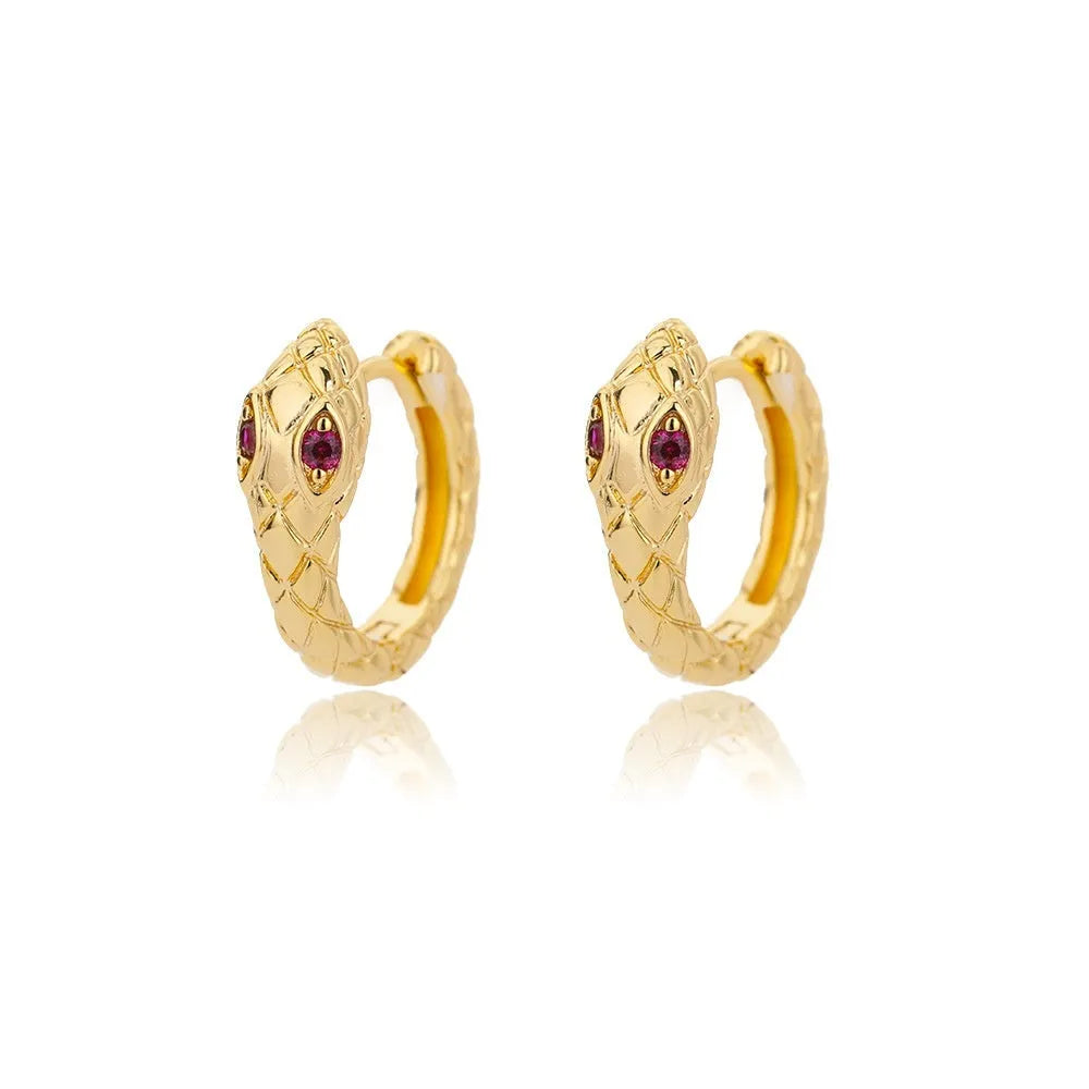 Women's geometric butterfly earrings with heart, star, and bow designs in copper with diamond treatment