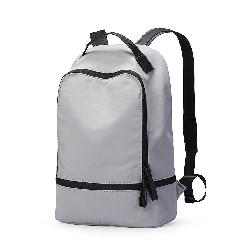 Ultra-light Oxford cloth travel backpack in solid colour with urban simplicity style