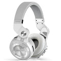 Bluetooth stereo headset in black, blue, red, or white colours with head-mounted design