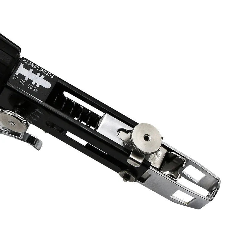 Chain screw gun head automatic nail gun electric screwdriver with metal construction and gun rack