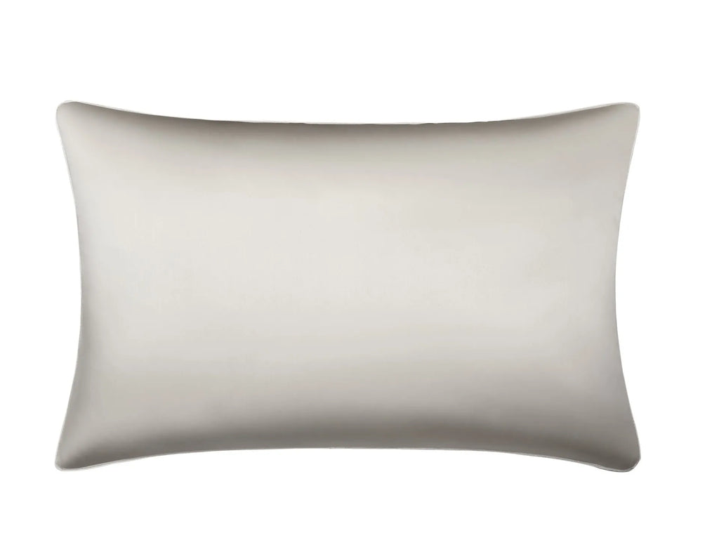 Mulberry silk pillowcase in light luxury style with inlaid rope craft, 48 by 74 cm single size