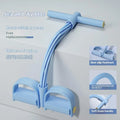 Adjustable TPR fitness puller device for waist slimming and arm toning exercises in four colour options.