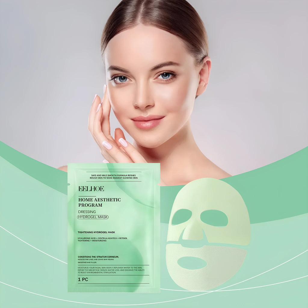 Retinol hydrating sheet face mask with hyaluronic acid and Centella asiatica in foil packet