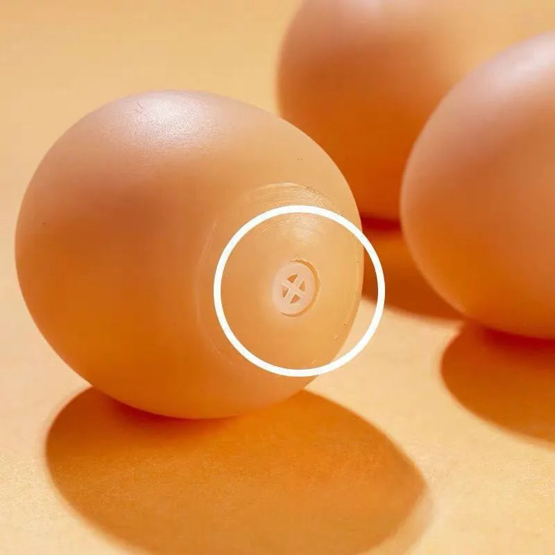 Simulation egg dog toy with sound for tooth cleaning made of non-toxic TPR material
