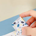 Brick-shaped natural rubber eraser with super clean traceless formula for students