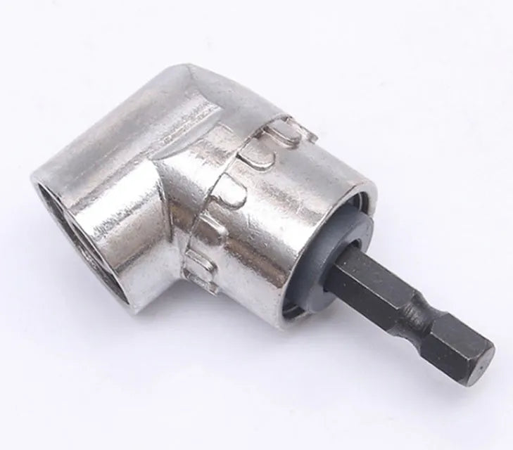 Chrome vanadium steel 105-degree flexible screwdriver shaft with magnetic hex bit holder for electric drills