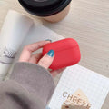 Plastic protective case for AirPods Pro showing multiple colour options