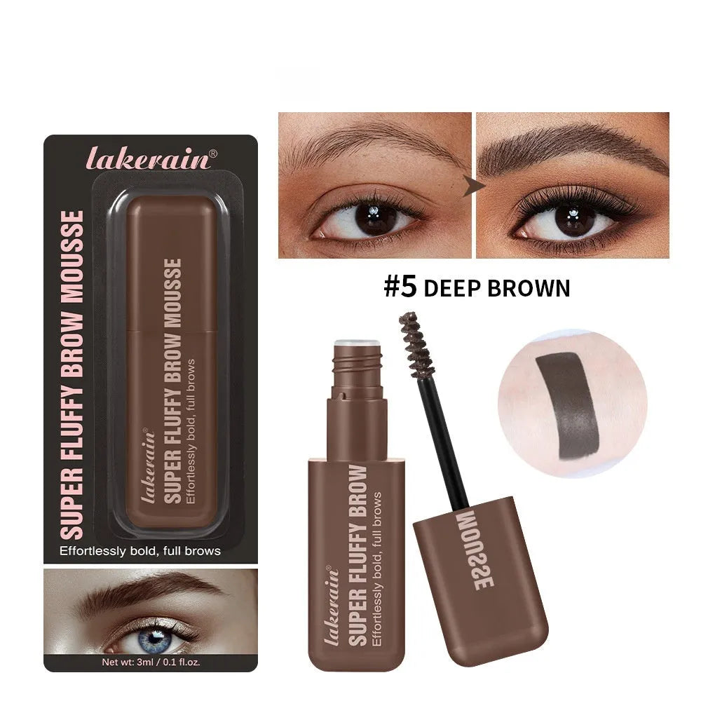 Eyebrow cream in brown and black for long-lasting shape, standard specifications