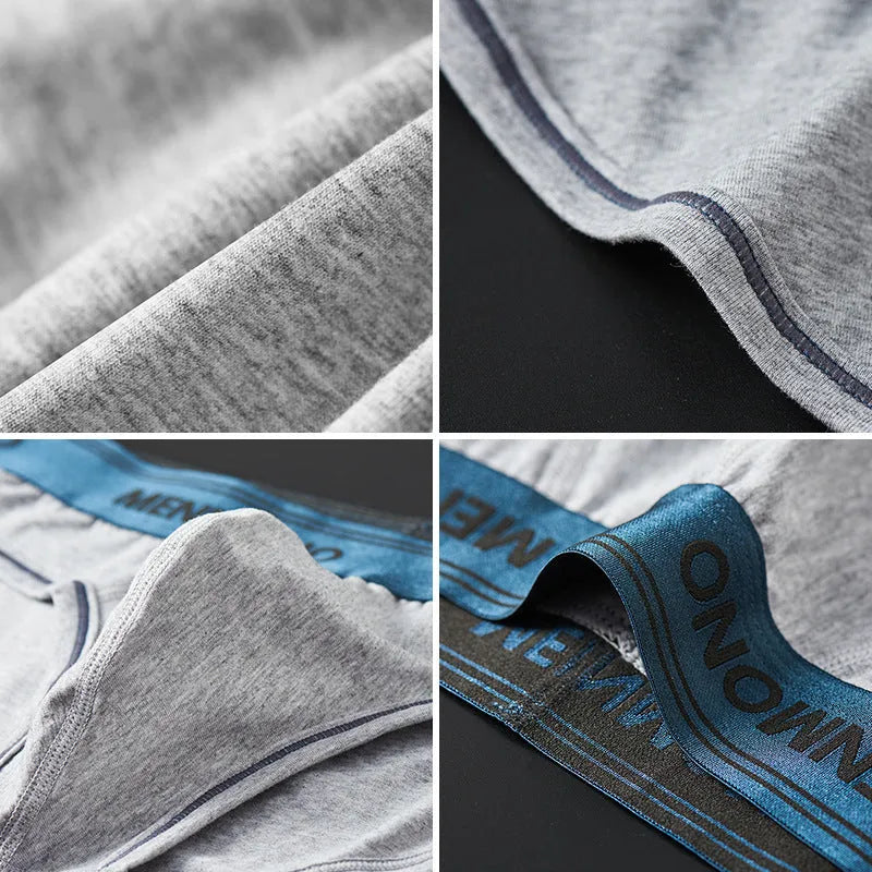 Men's cotton low waist briefs in two-tone colour combinations showing solid colour design