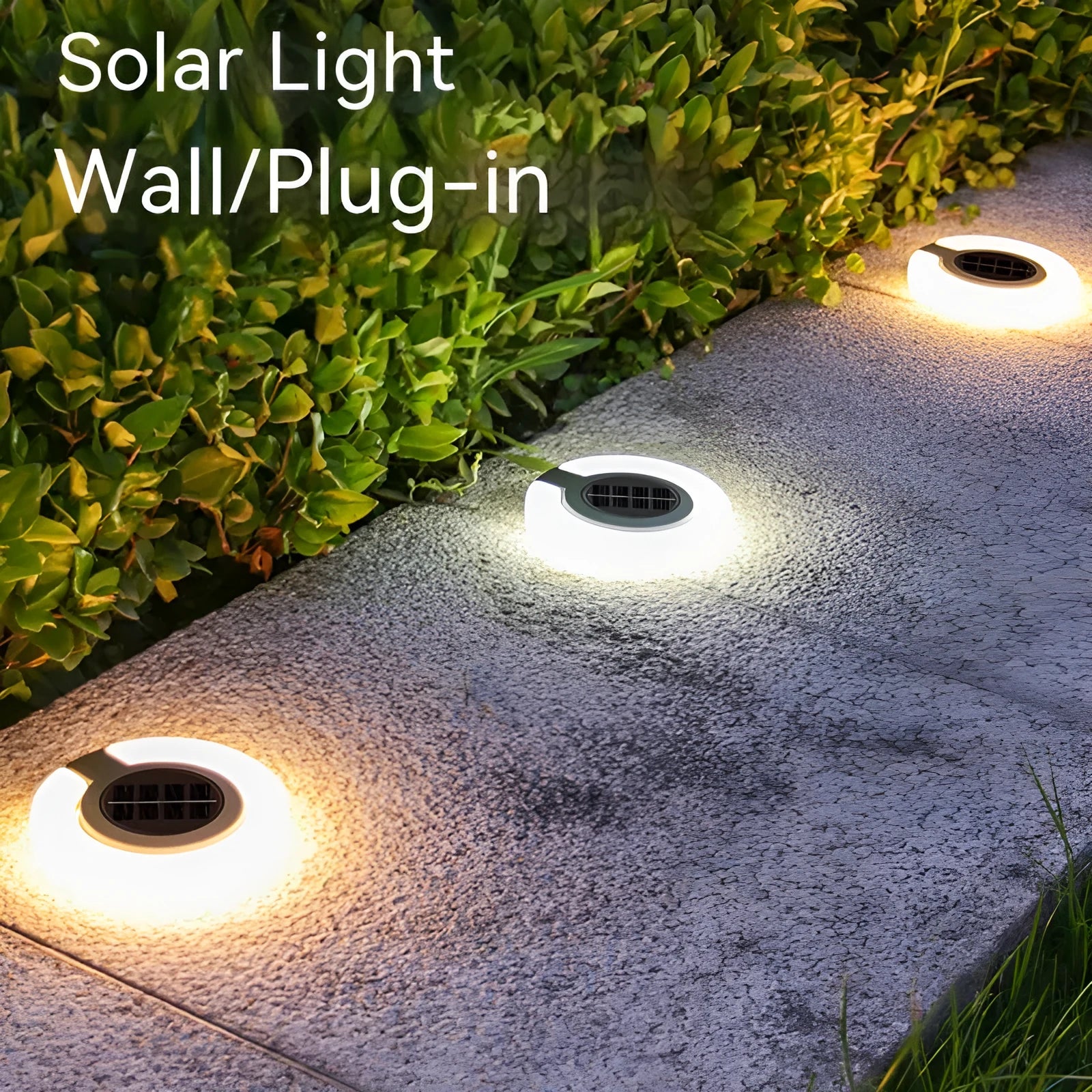Outdoor waterproof folding aperture solar underground light with 19mm thin profile and 5 lumens