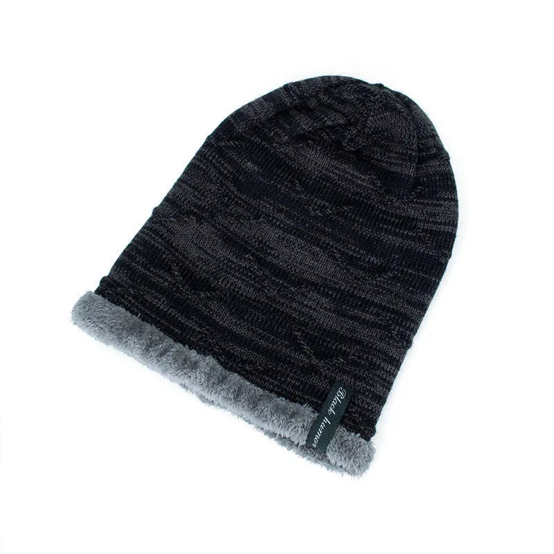 Diagonal hook knitted acrylic hat with adjustable circumference 44 to 60 cm in multiple colour options