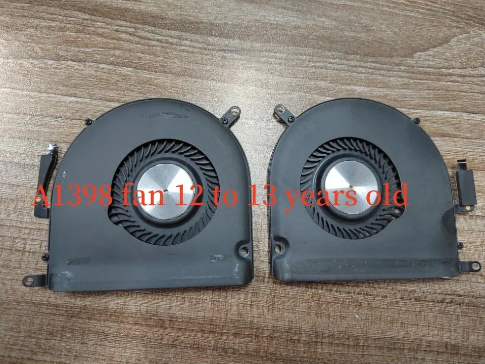 MacBook Pro A1398 laptop cooling fan replacement for 12-inch to 15-inch models