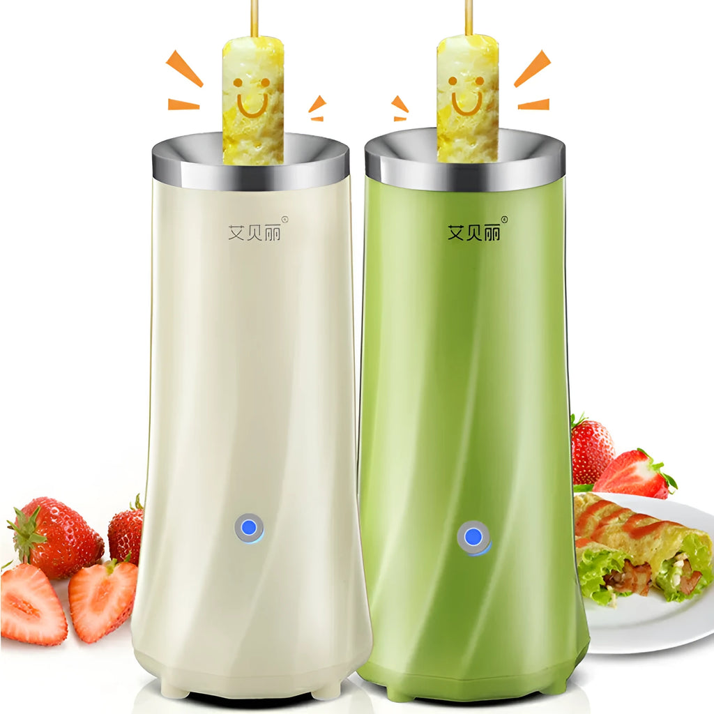 Beige mini breakfast machine countertop appliance with automatic operation