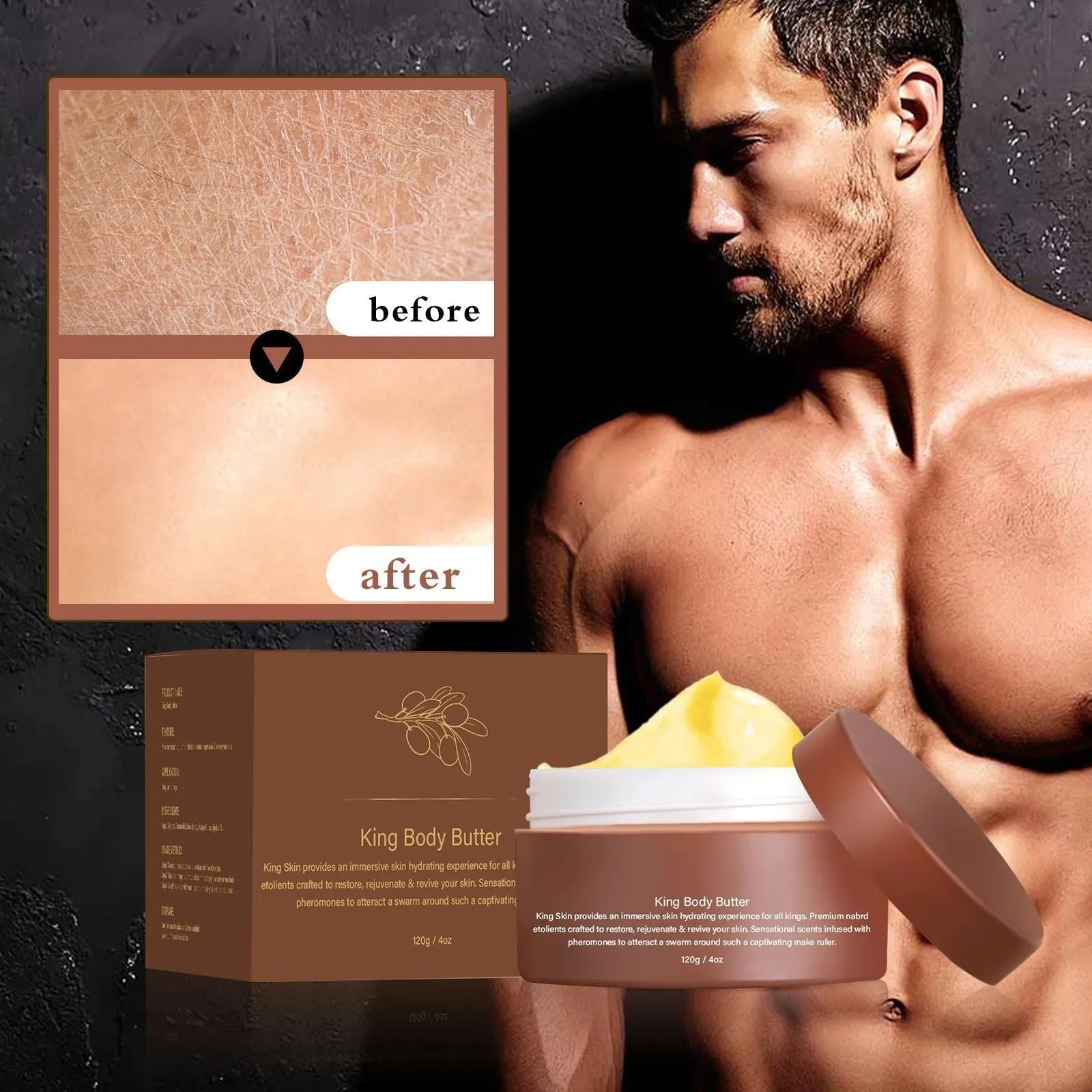 Gulong Body Moisturizer 120g cream container for universal skin types