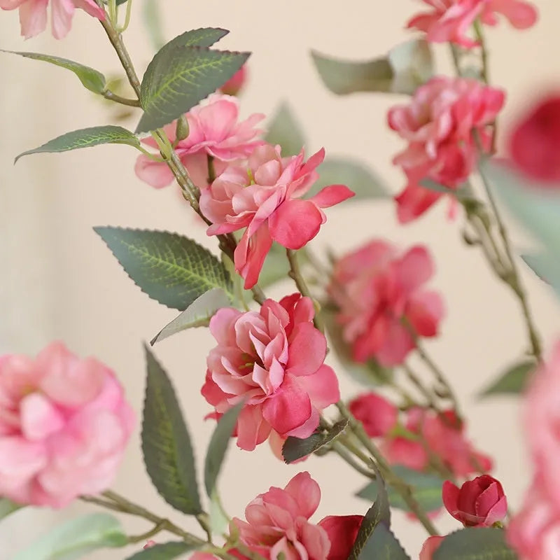 Single artificial silk camellia flower in Chinese retro style, available in four colours for wedding decoration