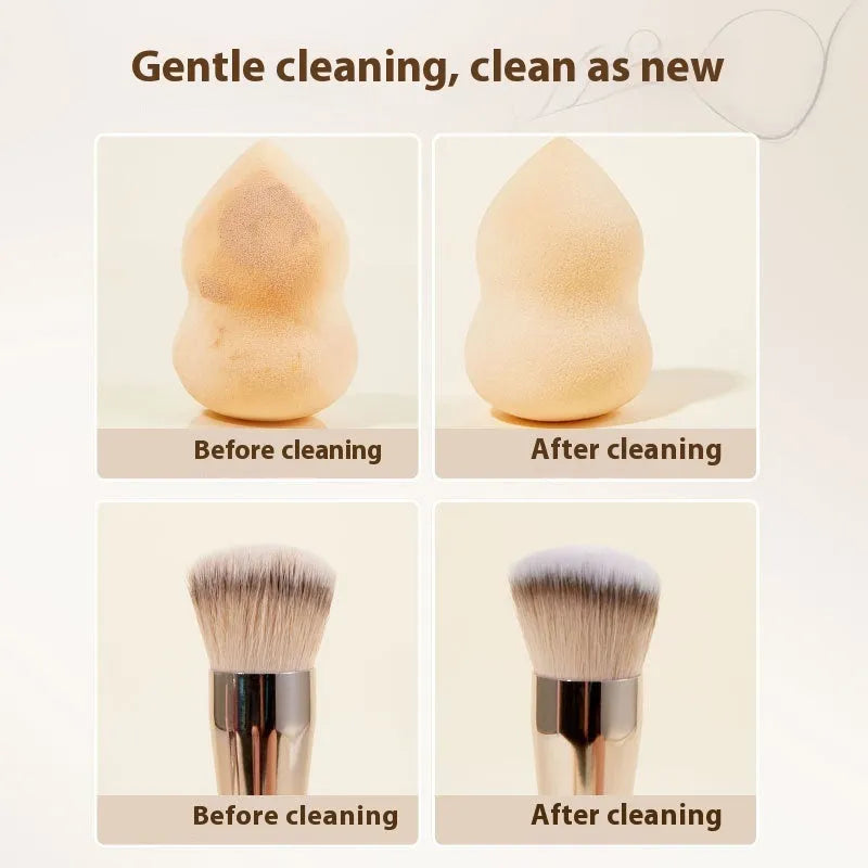 80ml makeup brush cleaner detergent for sponges and beauty blenders in single pack