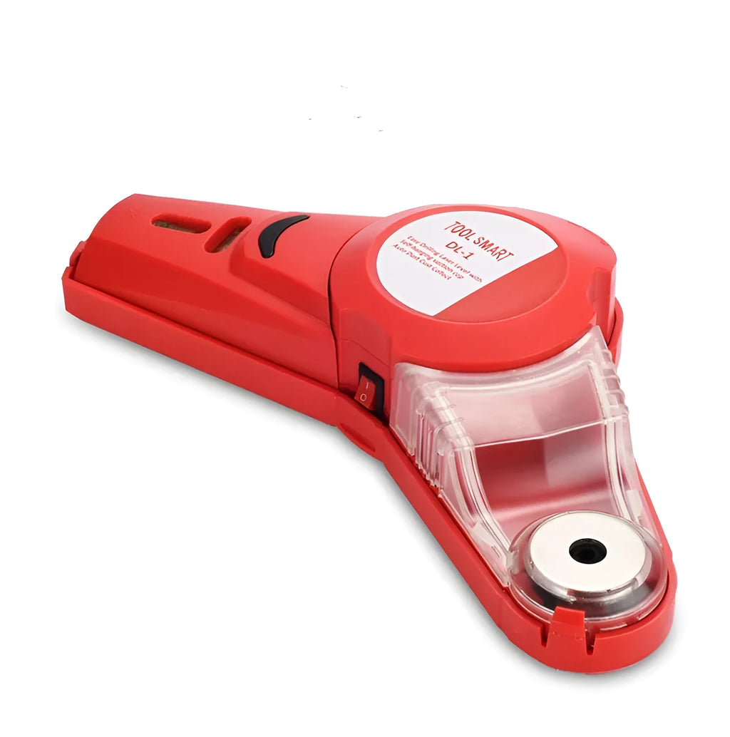 Red portable infrared laser level with punching positioning function for woodworking