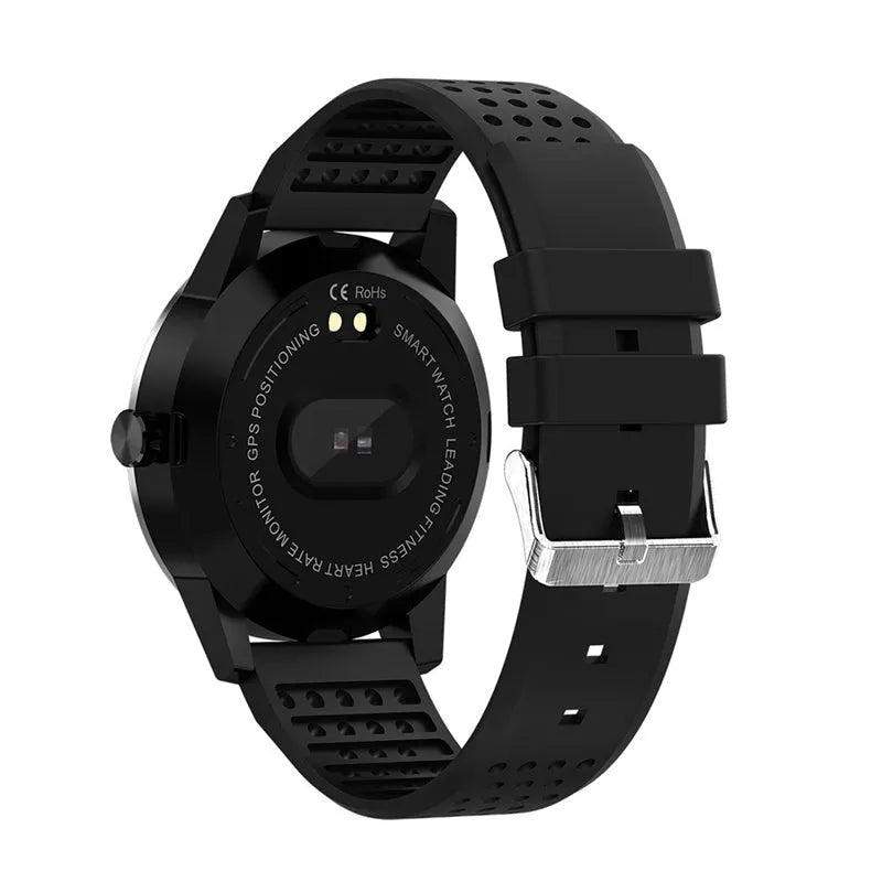 T2 colour screen heart rate smart bracelet on wrist showing step count display