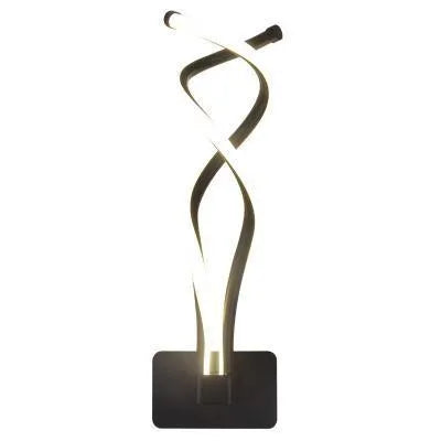 Nordic minimalist LED wall lamp with silicone shade for bedside use, black finish