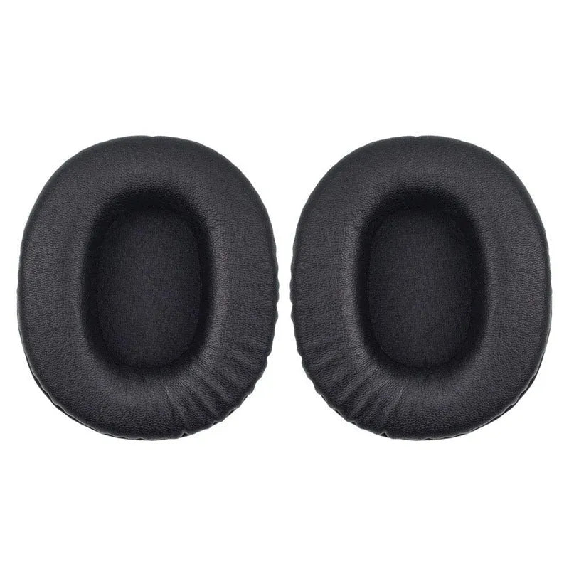Black soft PU leather headphone covers for Sony MDR-1R headphones with soft inner padding
