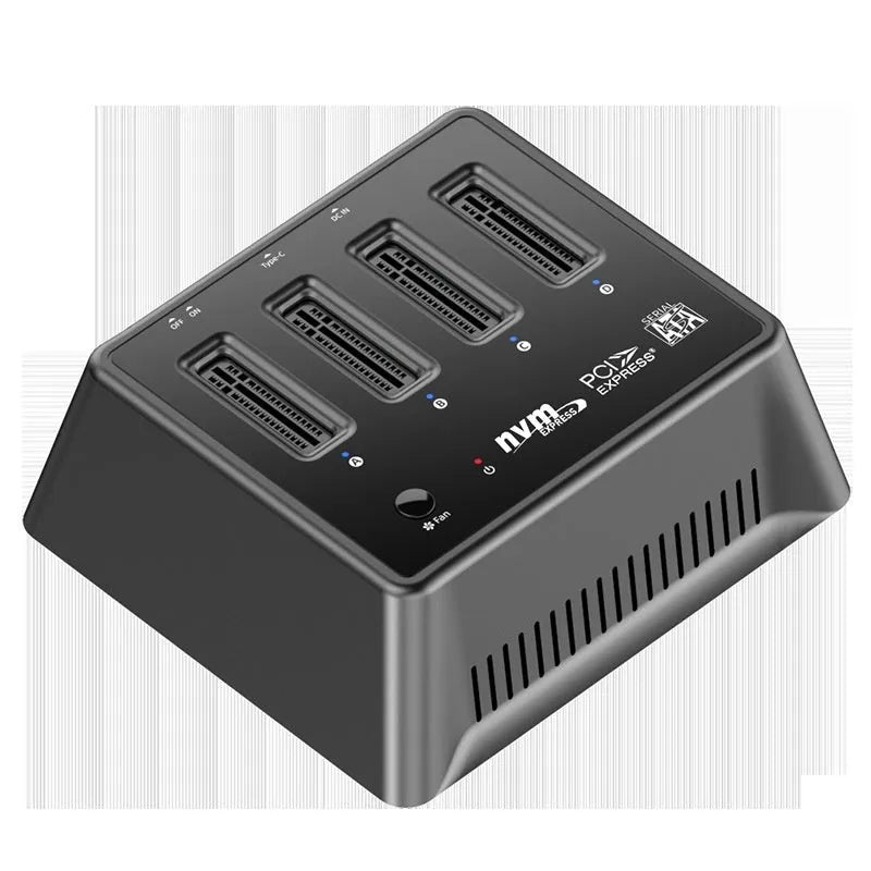 Aluminium M2 Dual Protocol SSD base measuring 90×78×34mm with K30174P2 colour option