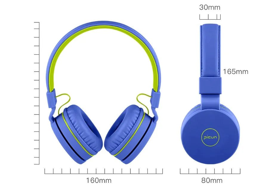 BENGOO C30 wired over-ear gaming headset with microphone, shown in mint green with a braided cable.
