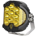 50W LED gold work light in yellow finish with die-cast aluminium housing for off-road vehicles