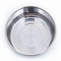 Protective cervical cat bowl oblique mouth pet bowl in food-grade PC with 304 stainless steel liner, anti-knock base, blue colour, M size
