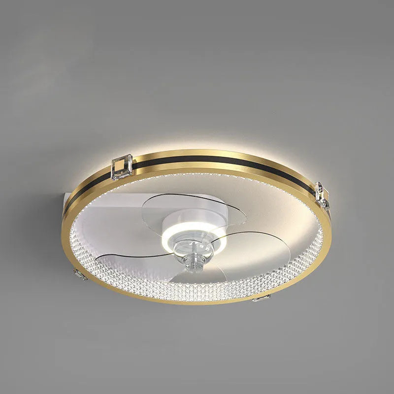 Landi simple modern Nordic style ceiling light with fan for children's rooms in iron construction