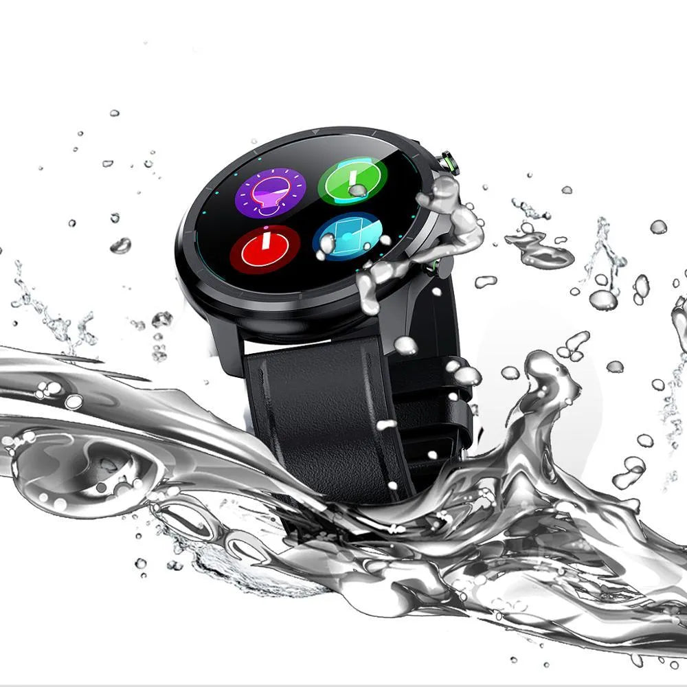 LEMFO LF26 smart bracelet with 1.3 inch screen showing five colour variations
