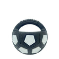 Dog toy soccer ball in white transparent TPR for border collie and labrador self-amusement