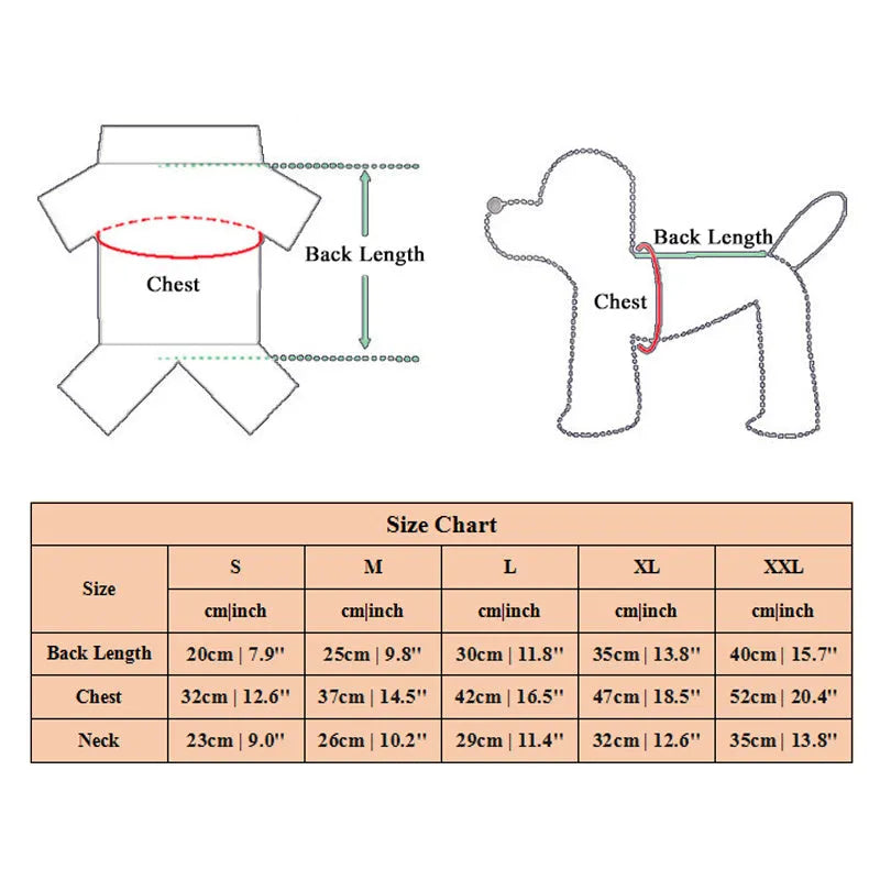 Blue denim dog dress with ruffles vest design and leash hook attachments